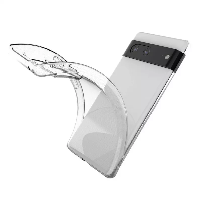 Hurtel Ultra Clear 0.5 mm suojakotelo Google Pixel 7a ohut kotelo läpinäkyvä