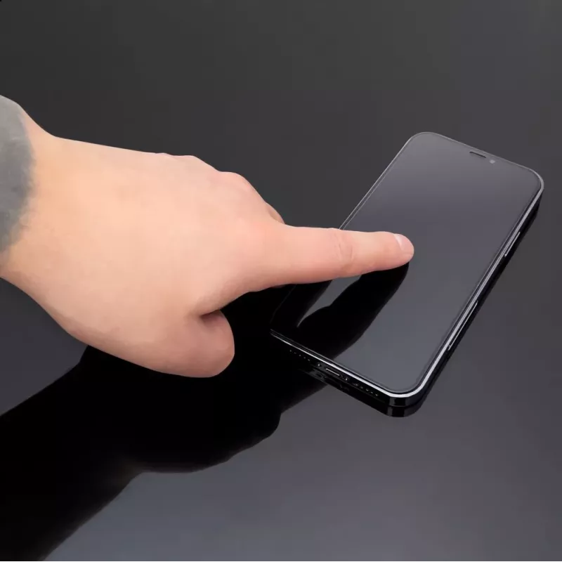 HURTEL Wozinsky Full Glue karkaistu lasi Samsung Galaxy S24+ mustalla kehyksellä