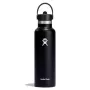 Hydro Flask Standard Mouth Flex Straw Cap juomapullo 21 oz (620 ml) musta