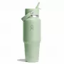 Hydro Flask Travel Bottle Wide Flex Straw Cap 32OZ 946 ml Aloe