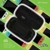 Hyperkin M07541-MTCN kova kotelo, vihreä, monivärinen, PEVA, Nintendo Switch Lite -konsolille, iskunkestävä, vedenpitävä, kantolaukku