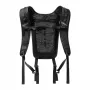 Hypershell AeroFlex olkahihna – ergonominen Air-Mesh-pehmuste, universaali istuvuus, 20 kg kuormitus, Stealth Black