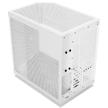 HYTE Y70 Touch Mid-Tower-kotelo, valkoinen, 14,1 tuuman LCD-kosketusnäyttö, karkaistu lasi, E-ATX/ATX/mATX/Mini-ITX