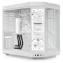 HYTE Y70 Touch Mid-Tower-kotelo, valkoinen, 14,1 tuuman LCD-kosketusnäyttö, karkaistu lasi, E-ATX/ATX/mATX/Mini-ITX