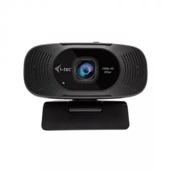 I-TEC Solomon 200 Full HD 1080p yrityswebkamera kahdella mikrofonilla ja tietosuojaliuskalla