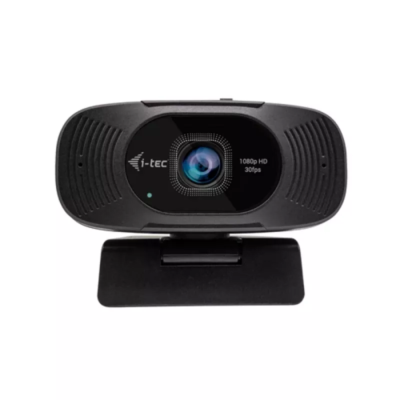 I-TEC Solomon 200 Full HD 1080p yrityswebkamera kahdella mikrofonilla ja tietosuojaliuskalla