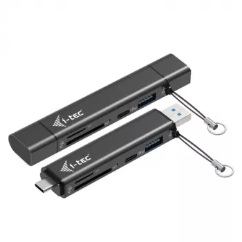 I-TEC USB-C/A -adapteri SD TF 2x USB (USB-A USB-C)