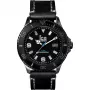 ICE MAN VT.BK.B.L.13 (44 mm) kvartsirannekello analoginen musta silikoniranneke