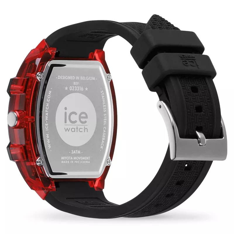 ICE WATCH ICE Man 23316 40mm pinkki silikoni kvartsikello