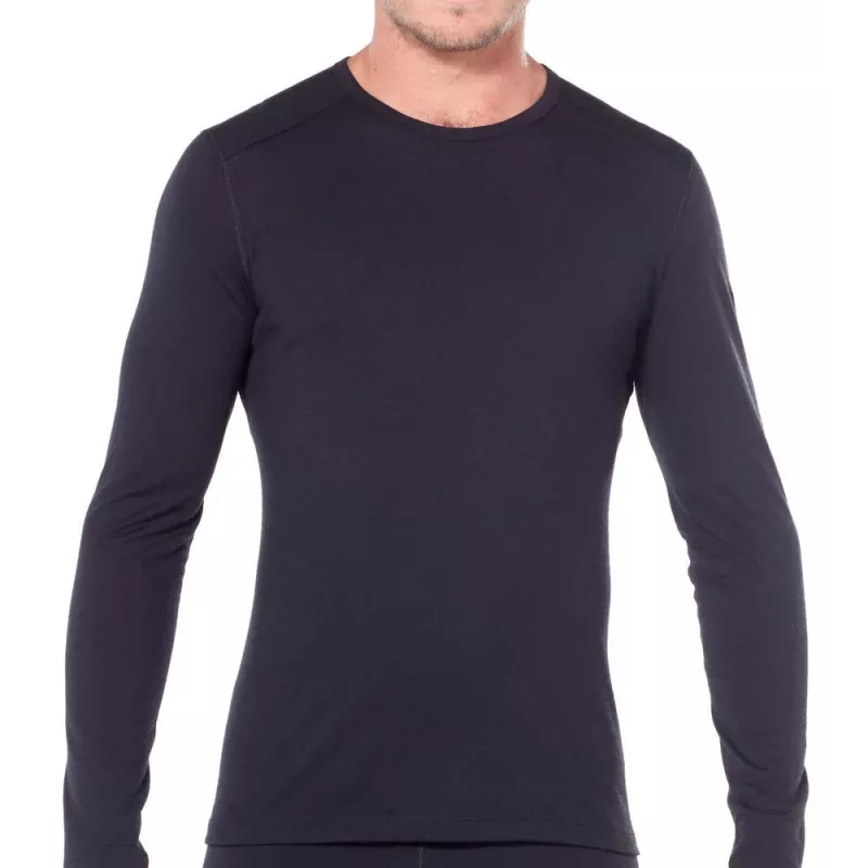Icebreaker 200 Oasis L/S Crewe - musta (XL)