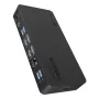 ICY BOX Heart Dock 2255 11-in-1-telakka, DisplayLink DL-6950, 2x HDMI/DP 4K@60Hz, 96W Power Delivery, Gigabit LAN, USB-C/A 10Gbps