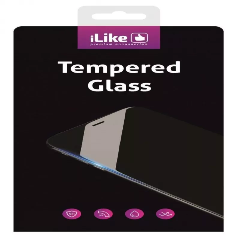 iLike 2.5D musta kehys Full Glue karkaistu lasi -näytönsuojakalvo Xiaomi Redmi 9C