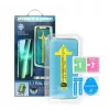 iLike Apple 5D Full Glue karkaistu lasi iPhone 13 / 13 Pro / 14 musta + asennusteline