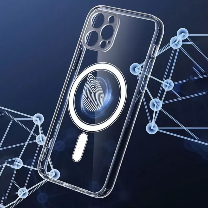 iLike Apple kotelo iPhone 16 Pro Clear Mag Cover (STR) MagSafe-yhteensopiva läpinäkyvä