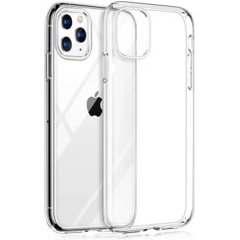 iLike Apple iPhone 11 Pro Max läpinäkyvä TPU-takakotelo
