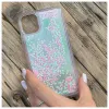 iLike Apple iPhone 11 silikonikuori Water Glitter pinkki