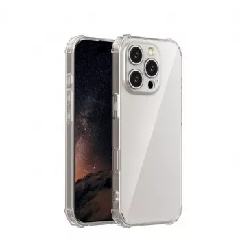 iLike Apple iPhone 12 / 12 Pro 6.1 tuuman Anti-Schock 1,5 mm -kotelo läpinäkyvä