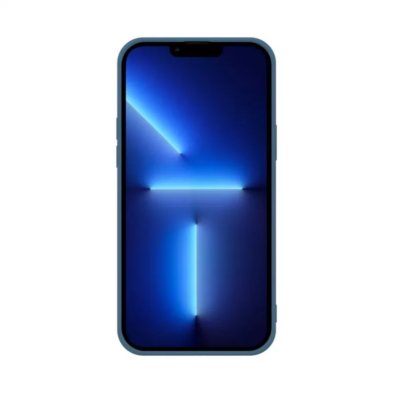 iLike Apple iPhone 13 Pro Nano Silicone -kotelo, keskiyönsininen