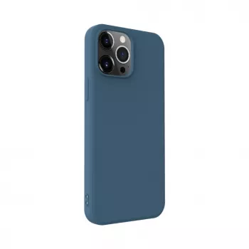 iLike Apple iPhone 13 Pro Nano Silicone -kotelo, keskiyönsininen
