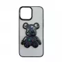 iLike Apple iPhone 13 silikonikuori Print Desire Bear musta