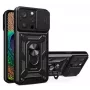 iLike Apple iPhone 14 Pro Max Armor Camshield -kotelo musta