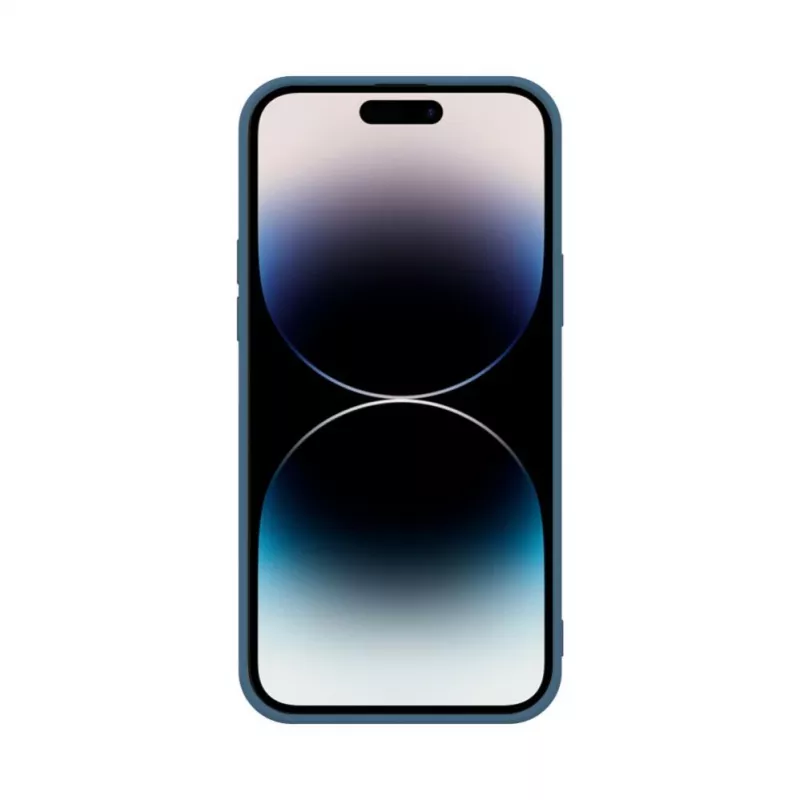 iLike Apple iPhone 14 Pro Max Nano Silicone -kotelo, keskiyönsininen