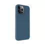 iLike Apple iPhone 14 Pro Max Nano Silicone -kotelo, keskiyönsininen