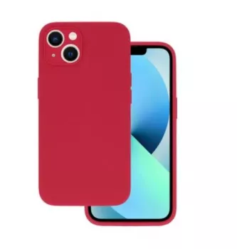 iLike Apple iPhone 14 Pro Max silikoni Lite -kotelo vadelmanpunainen