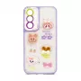 iLike Apple iPhone 15 Pro EPOXY CARTOON -kotelo, Light Purple