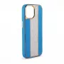 iLike Apple iPhone 15 Pro Max Diamonds and Leather Case sininen