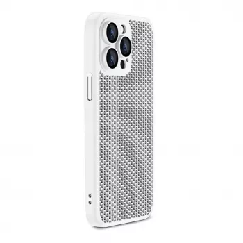 iLike Apple iPhone 15 Pro NET PC -kuori valkoinen