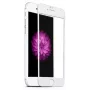 iLike Apple iPhone 6/6S 2.5D valkoinen kehys Full Glue karkaistu lasi -näytönsuojakalvo