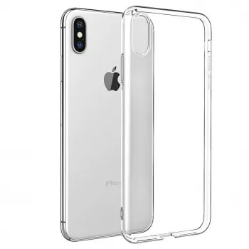 iLike Apple iPhone X/XS ohut kotelo 1 mm läpinäkyvä