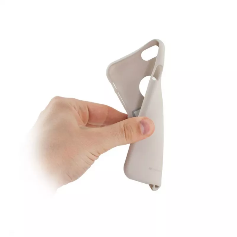 iLike Apple iPhone X/XS Soft Feeling Jelly -kotelo stone