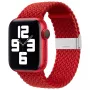 iLike Apple Watch 38/40/41mm punottu kangasranneke punainen
