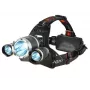 iLike CP-HDL-BK otsalamppu, 3x LED CREE valo, tehokas kaukovalo, musta
