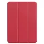 iLike Galaxy Tab A9 / A11 8.7 X110 Tri-Fold Eco-nahka jalustakotelo korallinpunainen