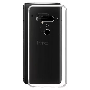 iLike HTC U12+ erittäin ohut 0,3 mm TPU-kuori läpinäkyvä