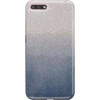 iLike Huawei Y6 2018 Gradient Glitter 3-in-1 kuori savunvärinen