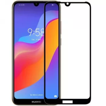 iLike Huawei Y6s 2.5D musta kehys Full Glue karkaistu lasi näytönsuoja