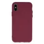 iLike iPhone 11 silikonikotelo burgundi - iskunvaimentava takakotelo mikrofibervuorilla