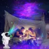 iLike LED-projektori tähtivalo Astronaut SM4, valkoinen