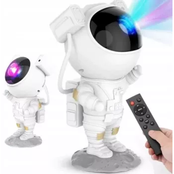 iLike LED-projektori tähtivalo Astronaut SM4, valkoinen