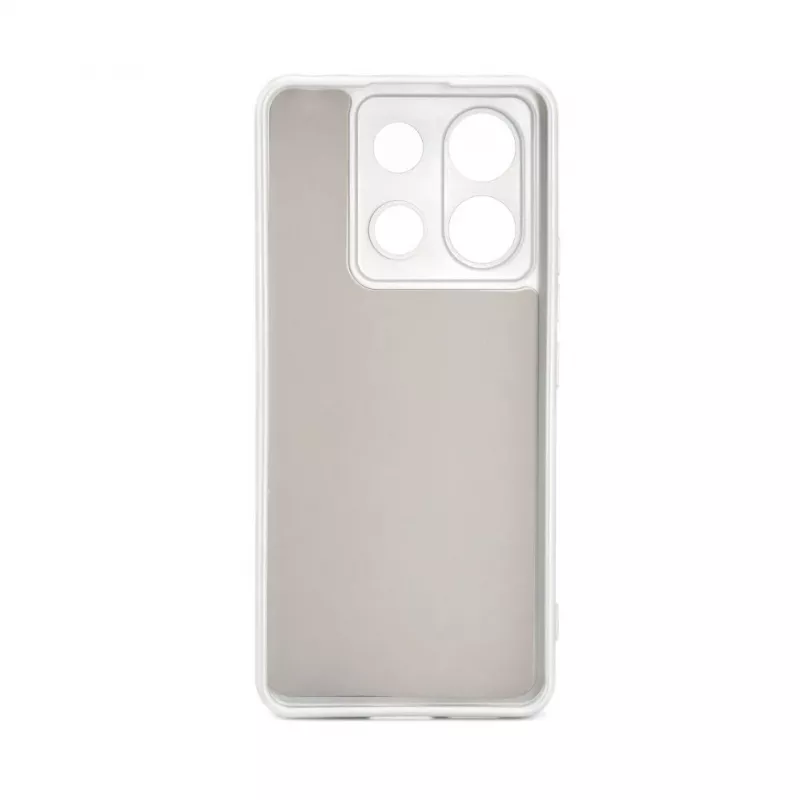 iLike Nano silikonikotelo Xiaomi Poco X6:lle, hopea
