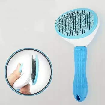 iLike Pet Smart Pet Comb koirille ja kissoille – pehmeä silikoninen takkujenpoistoharja 15–25 mm turkille