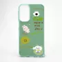 iLike Samsung Galaxy A15 Epoxy Cartoon -kotelo vaaleanvihreä