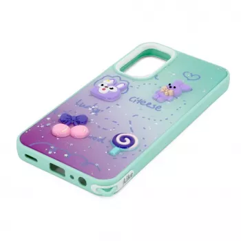 iLike Samsung Galaxy A15 Epoxy Cartoon kuori minttu