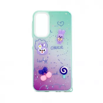 iLike Samsung Galaxy A15 Epoxy Cartoon kuori minttu