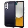 iLike Samsung Galaxy A34 5G joustava silikonikuori Carbon, sininen