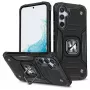 iLike Samsung Galaxy A34 5G Ring Armor kuori musta